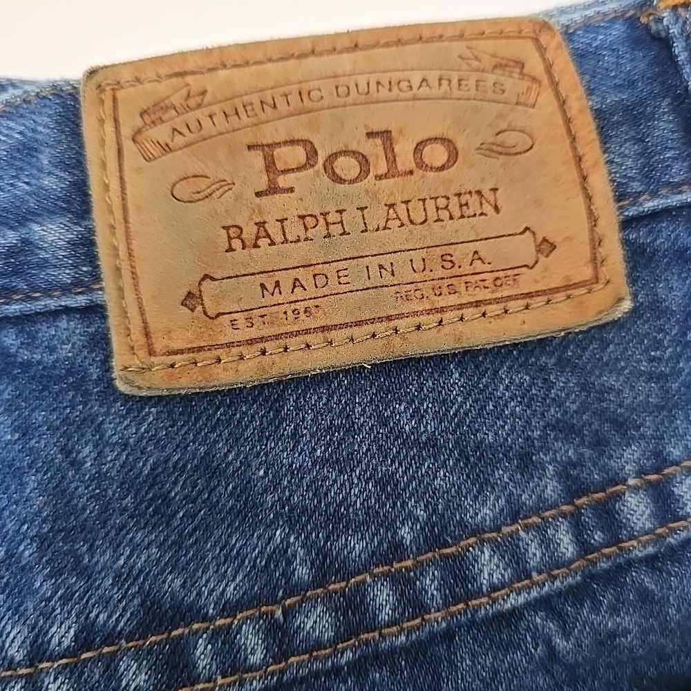 Ralph Lauren Blue Denim Dungarees - Picture 6 of 15